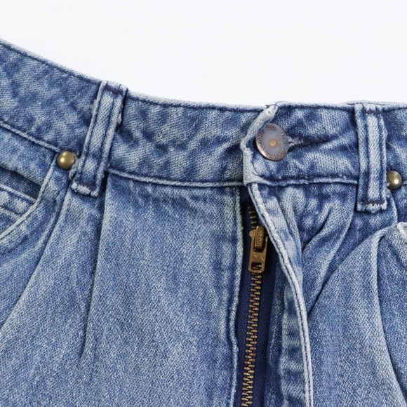 Vtg 80s Womens Size 9/10 Striped Faded Mom Jeans - Picture 5 of 8